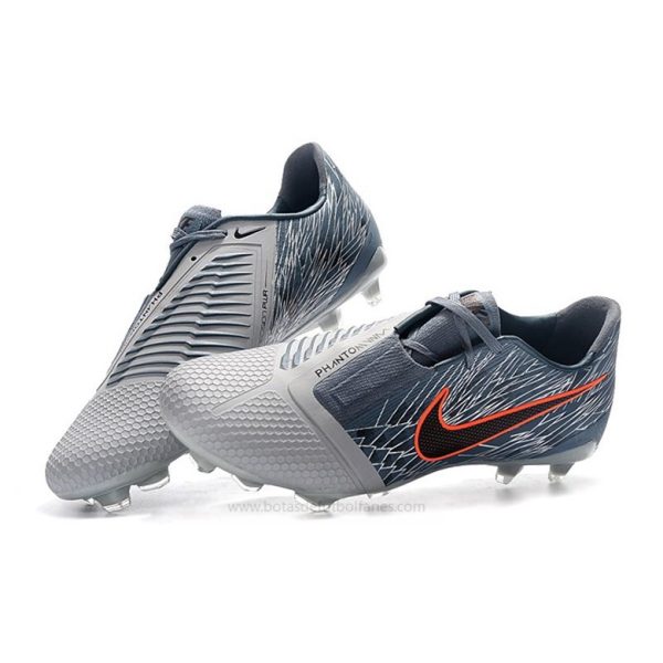 Nike Phantom Venom Elite FG Gris Negro Azul